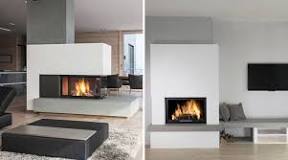 chimeneas de esquina para salón