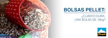 ¿Cuánto dura un saco de 15 kg de pellets?
